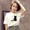 Women Summer Short Sleeve T-Shirt Korean Student White All-Matching Tops T-Shirt