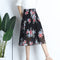 Img 7 - Summer Chiffon Mid Length Pleated Floral Women Skirt Mid-Length Elastic Waist Daisy A-Line Skirt