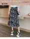 Img 9 - Summer Daisy Skirt Women High Waist Chiffon Thin Floral Mid-Length A-Line Ankle-Length Skirt