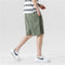 Img 4 - Summer Men Casual Shorts Loose Korean Trendy Hong Kong knee length Beach Pants