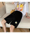 IMG 107 of Shorts Women Summer Korean Plus Size Daisy Cooling Embroidered Flower Bermuda Fresh Looking Shorts