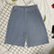 Img 10 - Popular Fold Shorts Pleated All-Matching Slim-Look Women Wide Leg Bermuda Shorts
