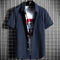 Img 9 - Short Sleeve Shirt Men Summer Korean Casual Tops Three-Quarter Length Sleeves White Men Shirt