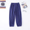 Img 9 - Cotton Blend Lantern Pants Women Summer Loose High Waist Drape Line Ankle-Length Jogger Casual Thin Carrot Pants