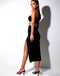 IMG 108 of Europe Summer Women High Waist Splitted Drawstring Skirt Slim Look Mid-Length Hip Flattering Skirt