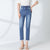 Img 1 - Summer Slim-Fit Pants Women High Waist Slim Look Thin Stretchable Burr Fitted Denim Jeans