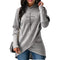 Europe Women Embroidered Flower Long Sleeved Tops Mid-Length Slim Look Hooded Sweatshirt Outerwear