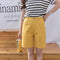 Img 7 - Summer Korean Colourful High Waist Shorts Women Loose Student Candy Colors Bermuda