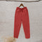 Img 1 - Cotton Blend Pants Women Thin Carrot All-Matching Casual Loose Plus Size High Waist Ankle-Length Straight Pants