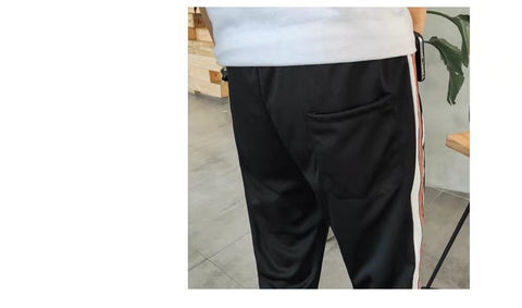 IMG 108 of Summer Men Popular Sport Pants Hong Kong Trendy Personality Thin Solid Colored Casual Pants