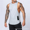 Summer Loose Vest Tank Top Men Printed Fitness Sleeveless Cotton Tank Top