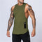 IMG 107 of Summer Loose Vest Tank Top Men Printed Fitness Sleeveless Cotton Tank Top