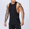 IMG 110 of Summer Loose Vest Tank Top Men Printed Fitness Sleeveless Cotton Tank Top