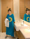 IMG 131 of Summer Short Sleeve Outdoor Plus Size Pyjamas Women Mid-Length Pajamas Korean Loose Loungewear Sleepwear