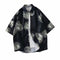 Img 5 - Summer Korea Trendy Short Sleeve Hong Kong Shirt Hawaii Vintage Chic Loose Beach Men Shirt