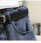 IMG 112 of Women Denim Shorts Summer Trendy All-Matching Slim Look Korean Wide Leg Folded A-Line Hot Pants ins Shorts