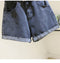 IMG 110 of Women Denim Shorts Summer Trendy All-Matching Slim Look Korean Wide Leg Folded A-Line Hot Pants ins Shorts