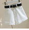 IMG 113 of Women Denim Shorts Summer Trendy All-Matching Slim Look Korean Wide Leg Folded A-Line Hot Pants ins Shorts