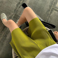 Img 12 - Women Summer High Waist Slim-Look Outdoor Loose Casual Pants Wide Leg Shorts
