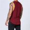 IMG 106 of Summer Loose Vest Tank Top Men Printed Fitness Sleeveless Cotton Tank Top