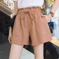 Img 6 - High Waist Women Summer Wide Leg Track Loose Pants Hot Outdoor Korean Slim-Look Plus Size Shorts