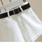 IMG 115 of Women Denim Shorts Summer Trendy All-Matching Slim Look Korean Wide Leg Folded A-Line Hot Pants ins Shorts