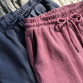 Img 5 - High Waist Elastic Gym Shorts Women Loose Casual Outdoor Wide Leg Pants Home Pajamas Summer