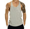 Muscle Fitness Loose Casual Sporty Tank Top Men Europe Trendy Breathable Sleeveless T-Shirt logo Tank Top