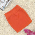 Img 15 - Candy Colors Sexy Hip Flattering Stretchable High Waist Plus Size Street Style Pencil Skirt