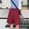 IMG 116 of Black High Waist All-Matching Straight Suits Bermuda Shorts Women Korean Summer Casual Loose Wide Leg Shorts