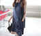 Img 6 - Trendy Plus Size Women Cotton Blend A-Line Pocket Line Under Dress Pocket Dress