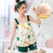 Summer Knitted Cotton Women Sleeveless Strap Pajamas Sets Removable Padded Loungewear Sleepwear