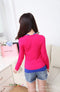 Img 6 - Korean Modal Long Sleeved Thin Sweater Cardigan Short Sunscreen Undershirt