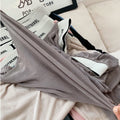 Img 6 - High Waist Slim-Look Wide Leg Women Popular Ice Silk Pleated Floor Length Loose Drape Casual Pants