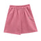 Img 5 - All-Matching Embroidery Shorts Women Summer Korean Elastic Waist High Wide Leg Casual Bermuda Shorts