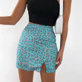 Img 3 - Europe Summer Slim Look French Floral Sexy Splitted Skirt Pencil Women Skirt