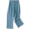 Img 3 - Korean Cotton Blend Wide Leg Pants Line Thin Casual Women Loose Ankle-Length