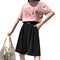 Img 5 - Suit Pants Shorts Women High Waist Summer Thin Loose Slim Look Bermuda Straight Hong Kong Wide Leg H