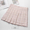 Img 7 - High Waist Chequered Pleated Women Summer A-Line Plus Size Skirt