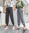 Img 2 - Summer Thin Ice Silk Anti Mosquito Pants Women Casual Drape High Waist Jogger Loose Wide Leg Pants