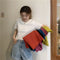 Img 2 - Solid Colored Short Sleeve Western Undershirt Tops Women ins Korean Summer Loose Slim Look T-Shirt