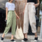 Img 1 - Casual Pants Women Student Korean Harem Lace Loose bf High Waist Wide Leg Long