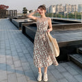 Img 1 - Floral Cami Dress Women Slimming Slim-Look Summer Fresh Looking Dress