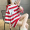 Summer Korean Mid-Length Loose Plus Size Women INS Popular Tops Casual T-Shirt