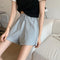 Cotton Pants Summer Korean High Waist Loose Casual Women Wide Leg Outdoor Shorts