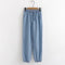 Img 7 - Harem Pants Women Summer Thin Korean High Waist Loose Slim Look Daisy Three Quarter Jogger Carrot Casual