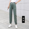 Img 10 - Home Pants Fairy-Look Cool Loose Korean Casual Jogger Lantern Anti Mosquito Women Pants