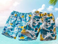 Img 1 - Casual Beach Pants Men Summer Trendy Printed Quick-Drying Breathable Shorts Thin Loose Beachwear