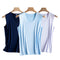 Img 6 - Summer Ice Silk Seamless Men Tank Top Fitted V-Neck Sporty Thin Tank Top