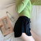 IMG 113 of Summer insRunning Shorts Women Wide Leg Pocket Solid Colored High Waist Jogging Casual Pants A-Line Beach Activewear